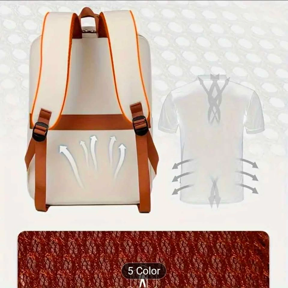 Unisex Casual Backpack - Large Capacity, Laptop Travel Bag - photo 3