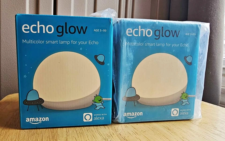 Echo glow works with Alexa