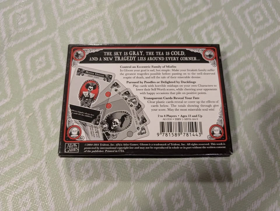 Boardgame Gloom 2nd Edition - photo 2