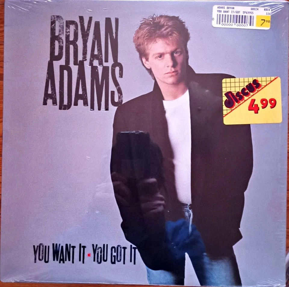 Bryan Adams - You Want It, You Got It LP - SEALED - 1981