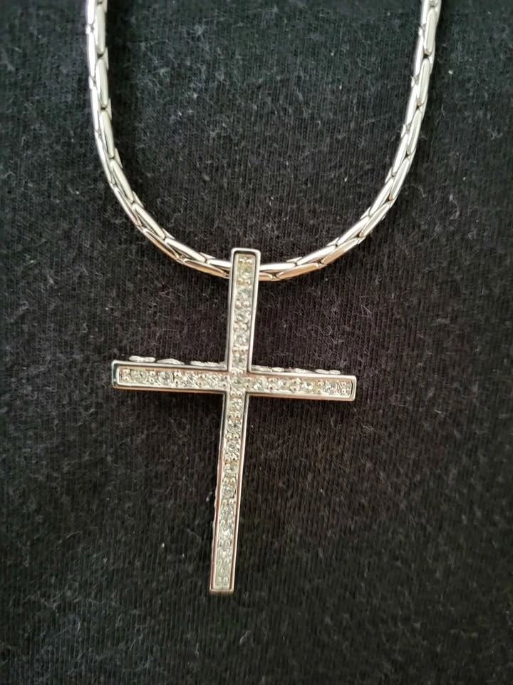 SILVER CROSS NECKLACE - photo 3