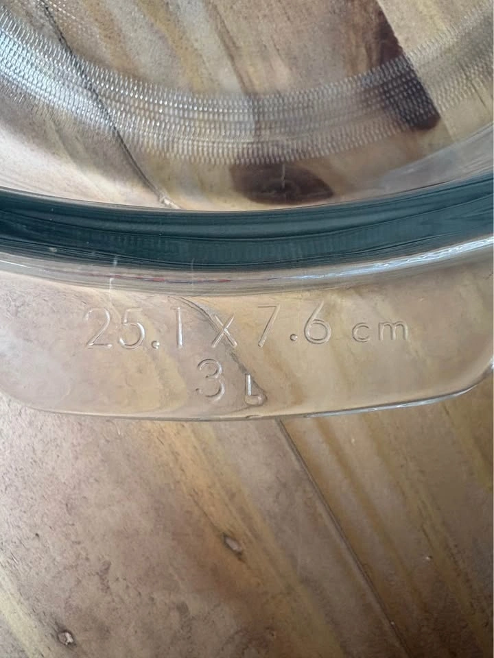Glass Casserole/Baking Dish with Glass Lid - 3L - photo 4