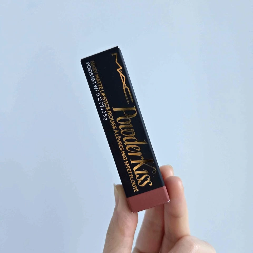 MAC Powder Kiss Hazy Matte Lipstick - Devoted to Chili