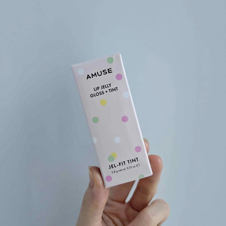 Amuse Jel Fit Lip Gloss Tint in Oat Fig