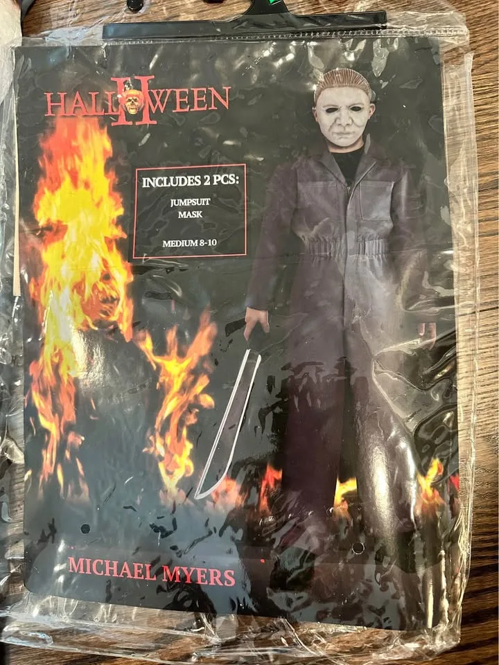 Halloween Michael Myers Costume - Medium (8-10) image indicator(2)