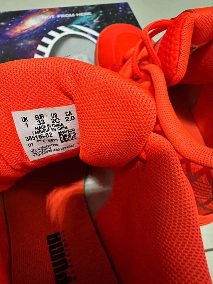 Puma Melo MB.01 Lo Red Blast Shoes, with box image indicator(8)