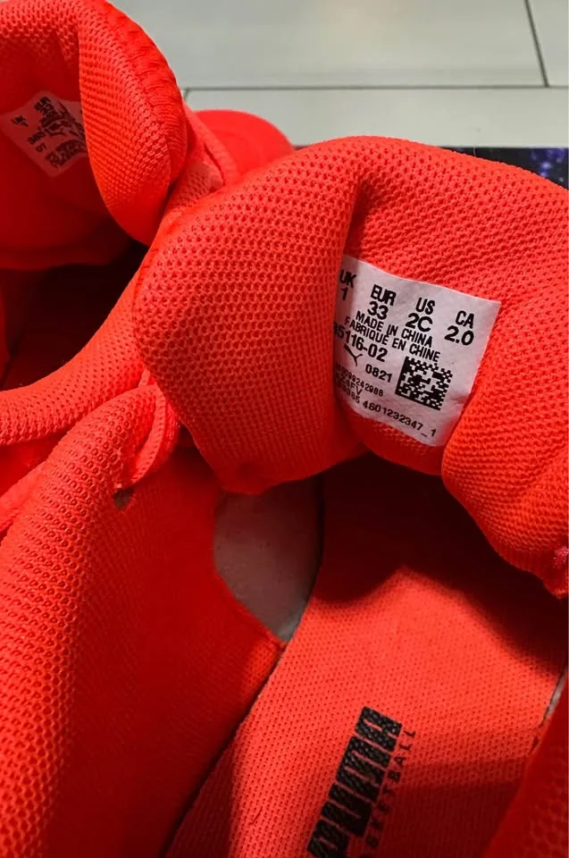 Puma Melo MB.01 Lo Red Blast Shoes, with box image indicator(9)