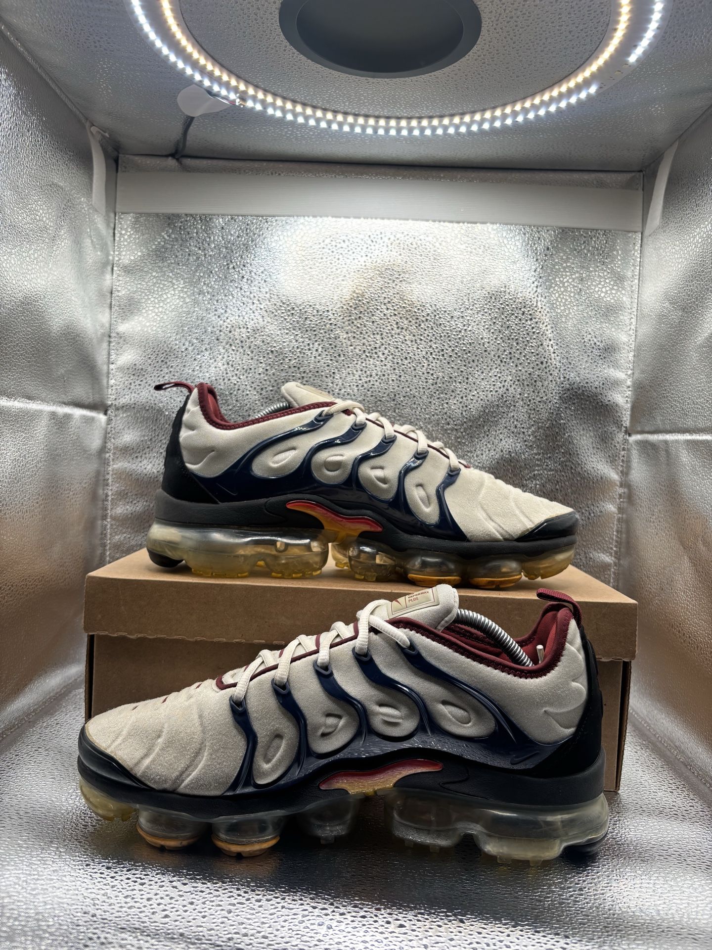 Nike Air Vapormax Plus Platinum Midnight Navy - photo 5