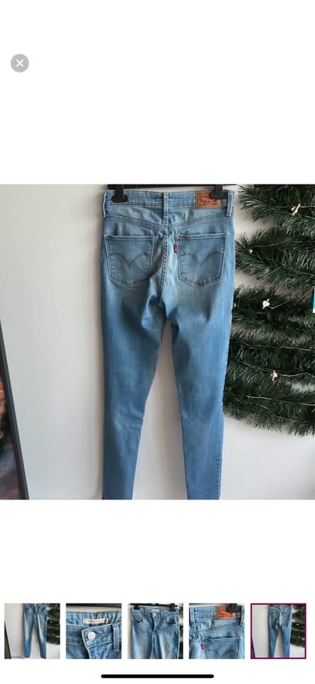 Levi’s High Rise Skinny Jeans - Perfect Condition! Size 26 - photo 5