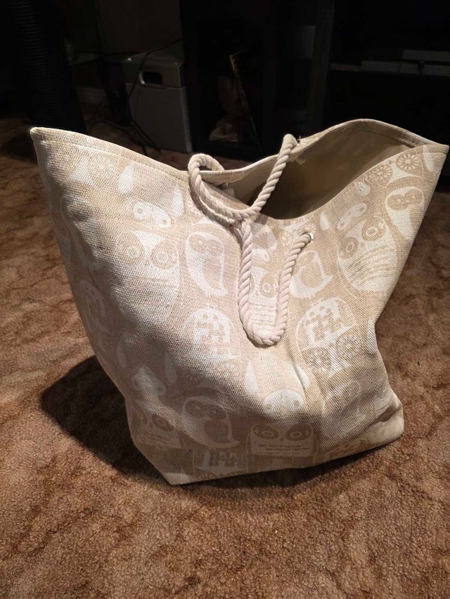 Owl Print Tote Bag - photo 2