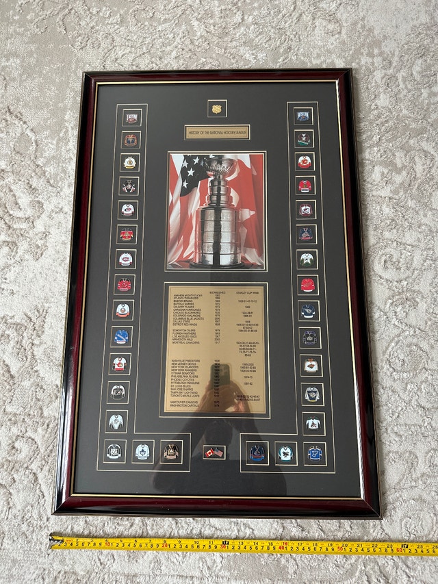 National Hockey League framed display - photo 2