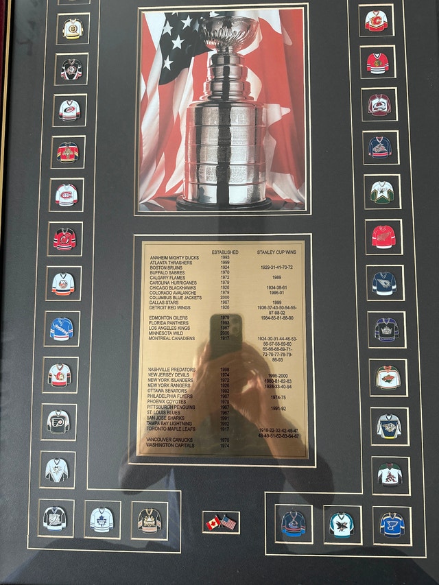 National Hockey League framed display - photo 4