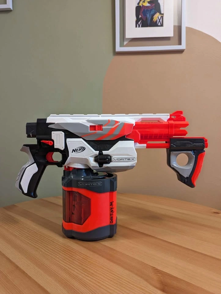 Nerf Vortex Pyragon gun with discs - photo 2