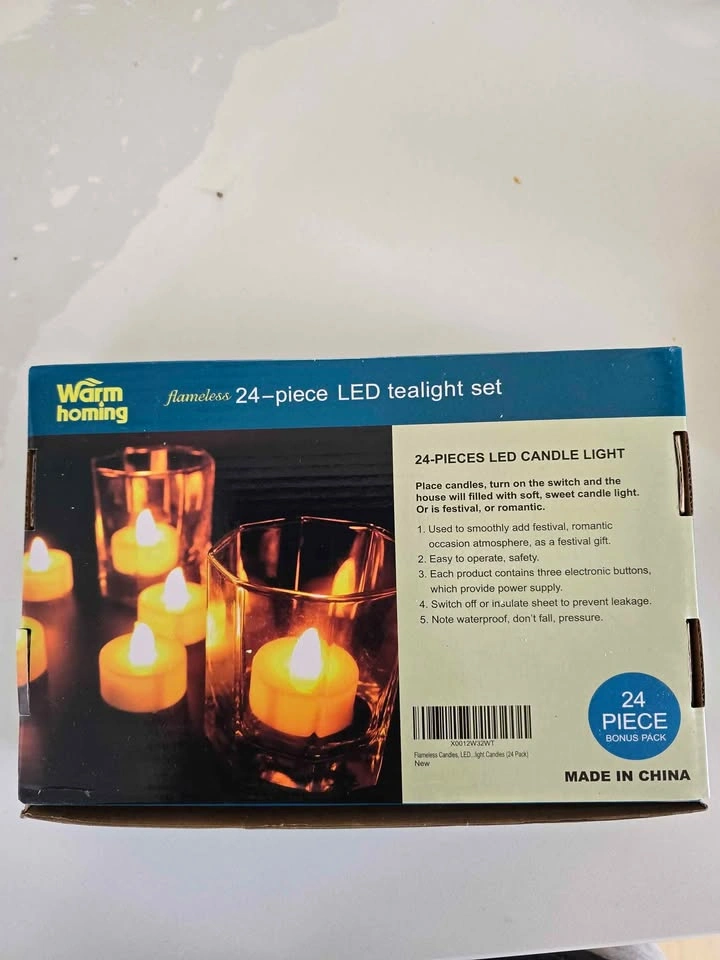24 Pcs Flameless LED Tea Light Candles - photo 2