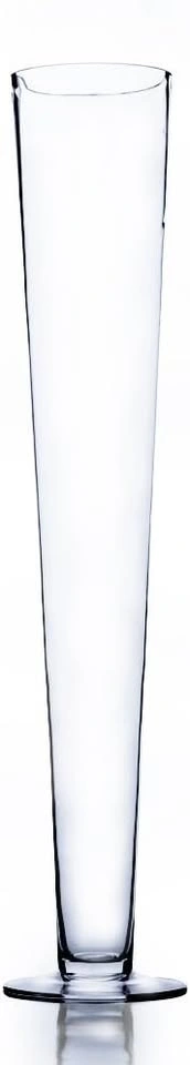24" Glass Trumpet Vase - photo 2