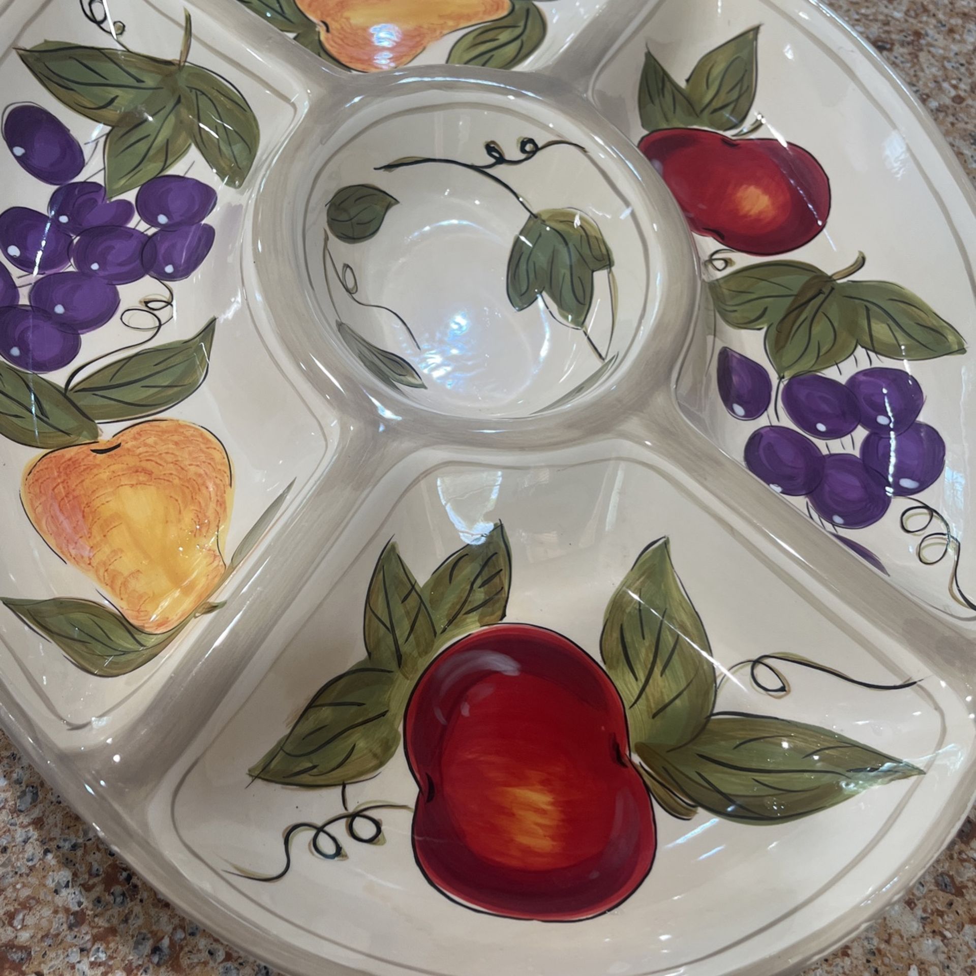 Oval Platter with 5 Divisions - photo 2