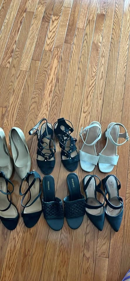 Women's Shoe Bundle - Heels, Sandals, Nine West, Old Navy Size 9