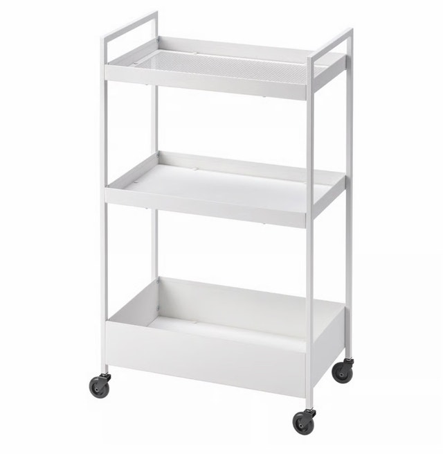 Ikea white utility table/cart