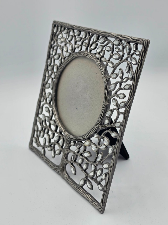 Decorative Tree of Life Metal Photo Frame – 6.75" - photo 3