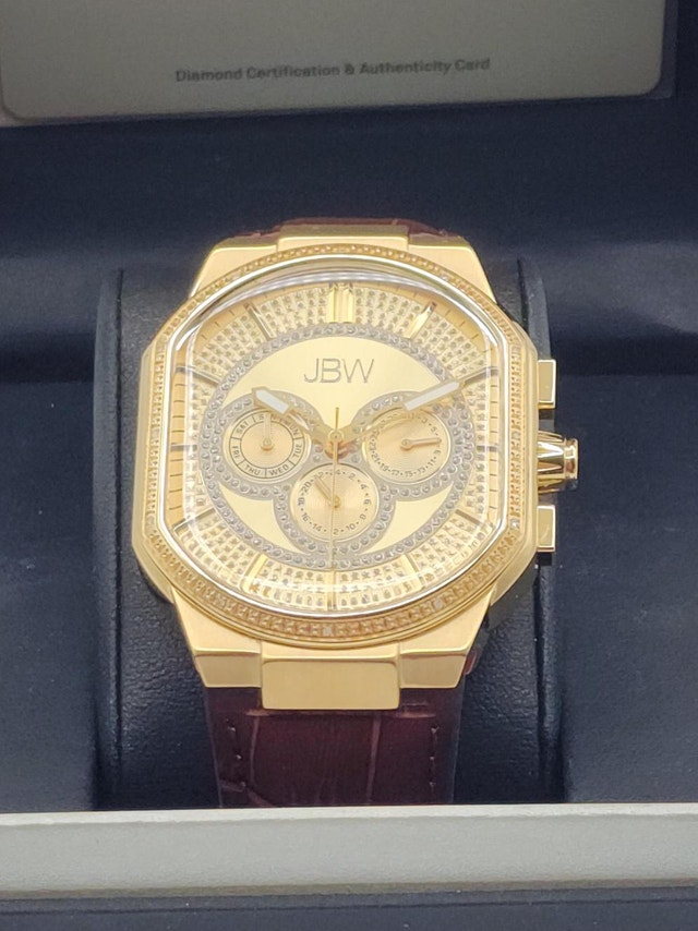 JBW Diamond Watch (J6342B) – Gold Tone Luxury Watch w/ Box - photo 2