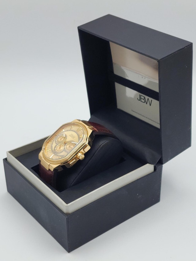 JBW Diamond Watch (J6342B) – Gold Tone Luxury Watch w/ Box - photo 5