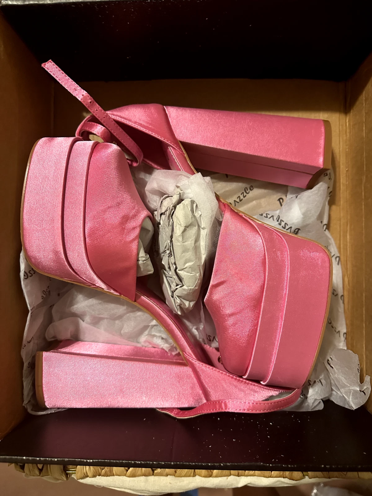 Fashion Nova Extreme Platform Heels - Pink 8.5