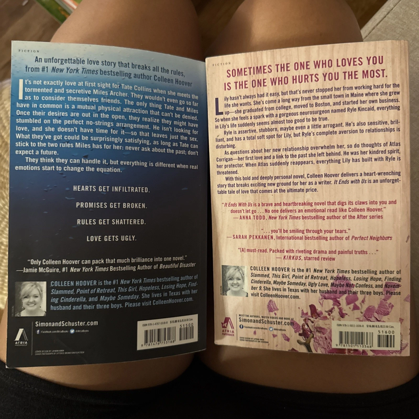 Lot of Two Colleen Hoover Softcover Books: It Ends With Us & Ugl - photo 3