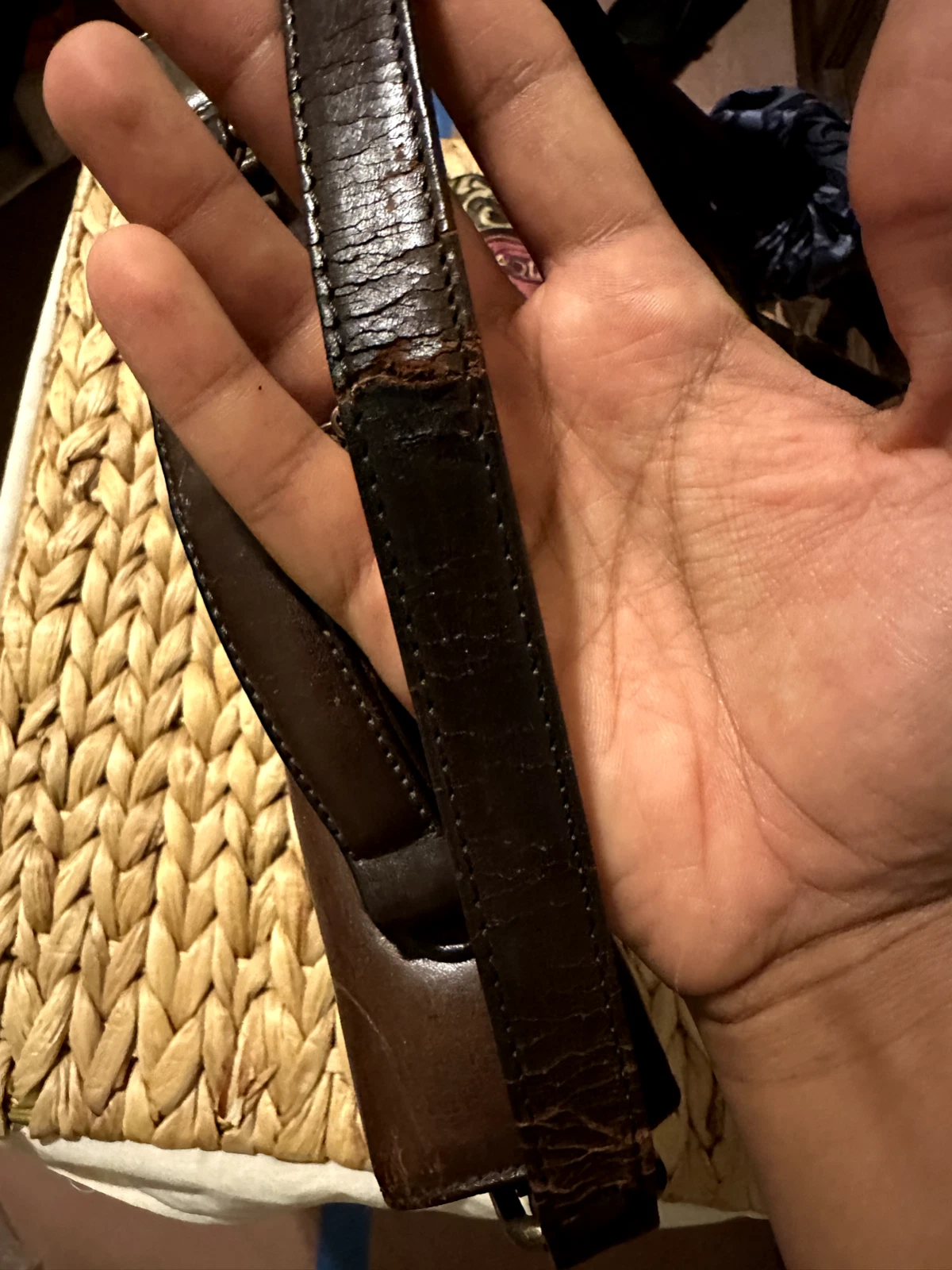 Claudio Ferrici Glossy Tobacco Brown Leather Crossbody Purse - photo 3