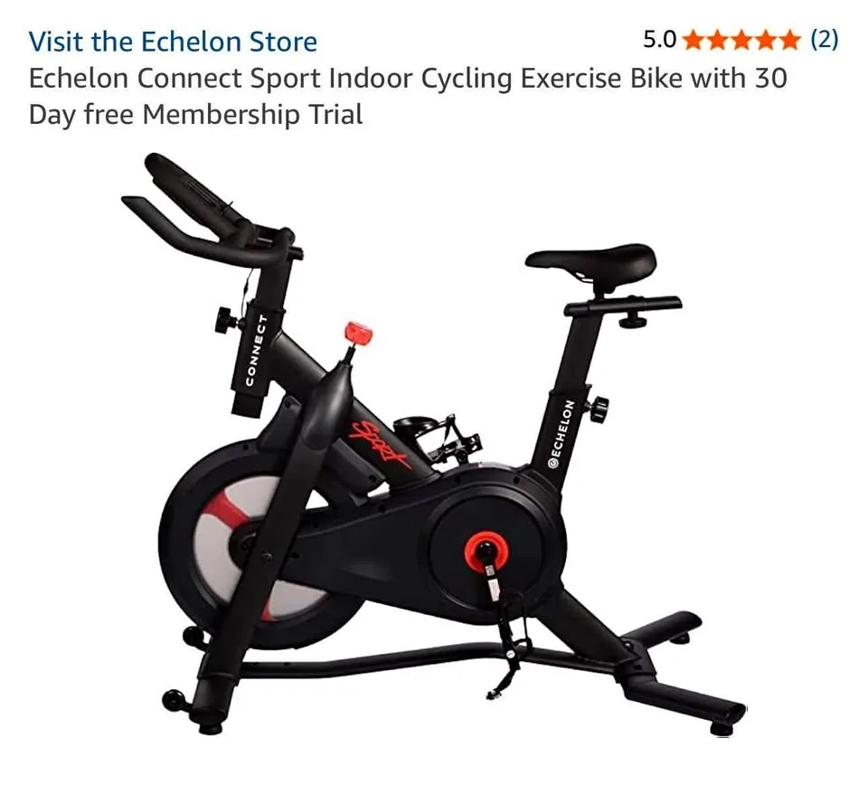Echelon connect sport indoor cycling exercise bike thumbnail