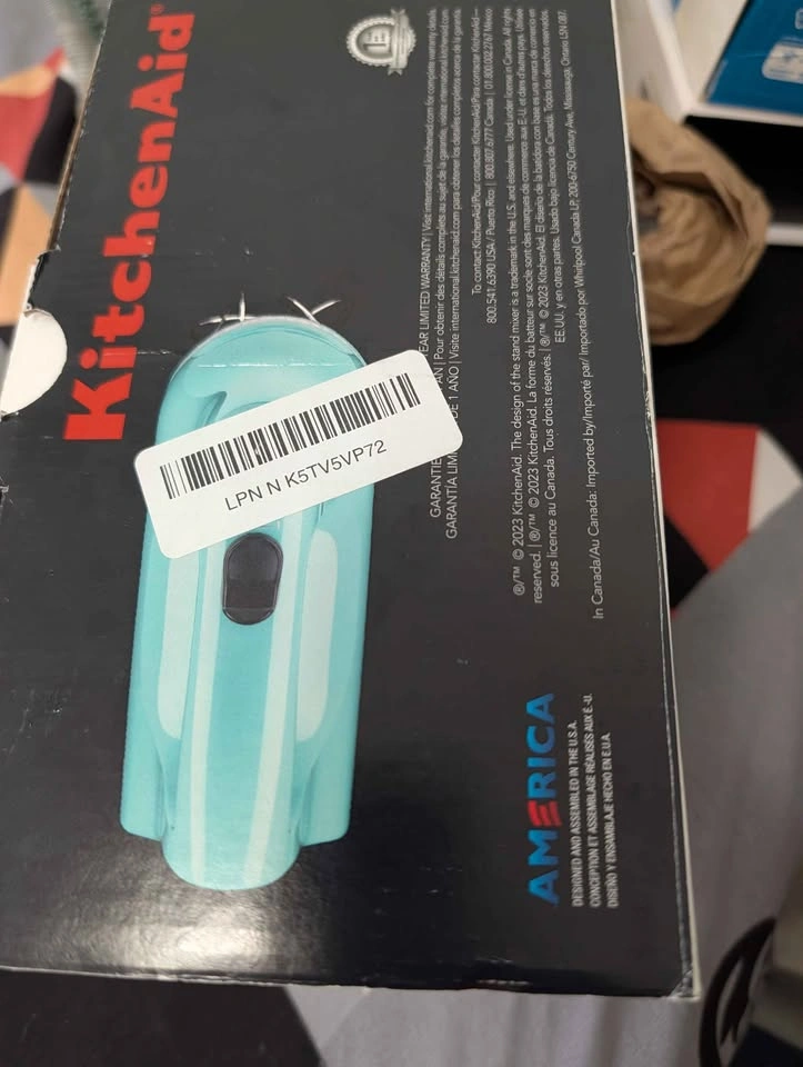 KitchenAid 5-Speed Ultra Power Hand Mixer - Aqua Sky (In Box) - photo 5