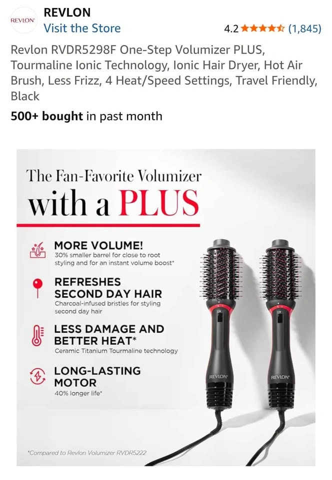 Revlon One-Step Volumizer PLUS 2.0 - photo 2