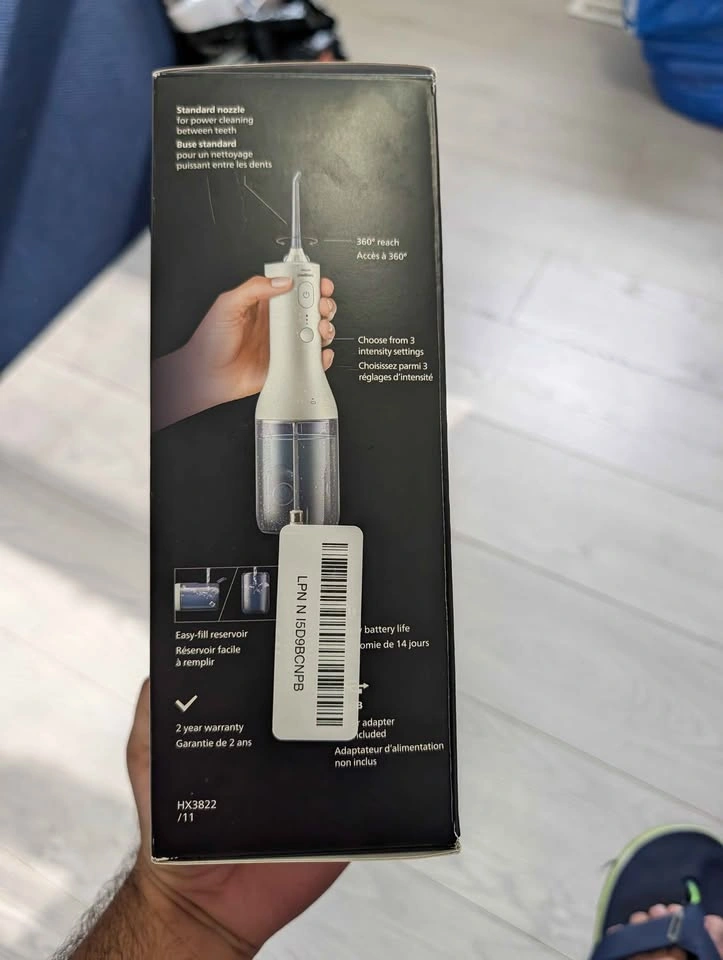Philips Sonicare Cordless Power Flosser 2000 - White (New Open B - photo 5