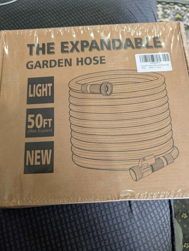 Expandable Garden Hose Kit - Nozzle & Hanger Included - photo 5