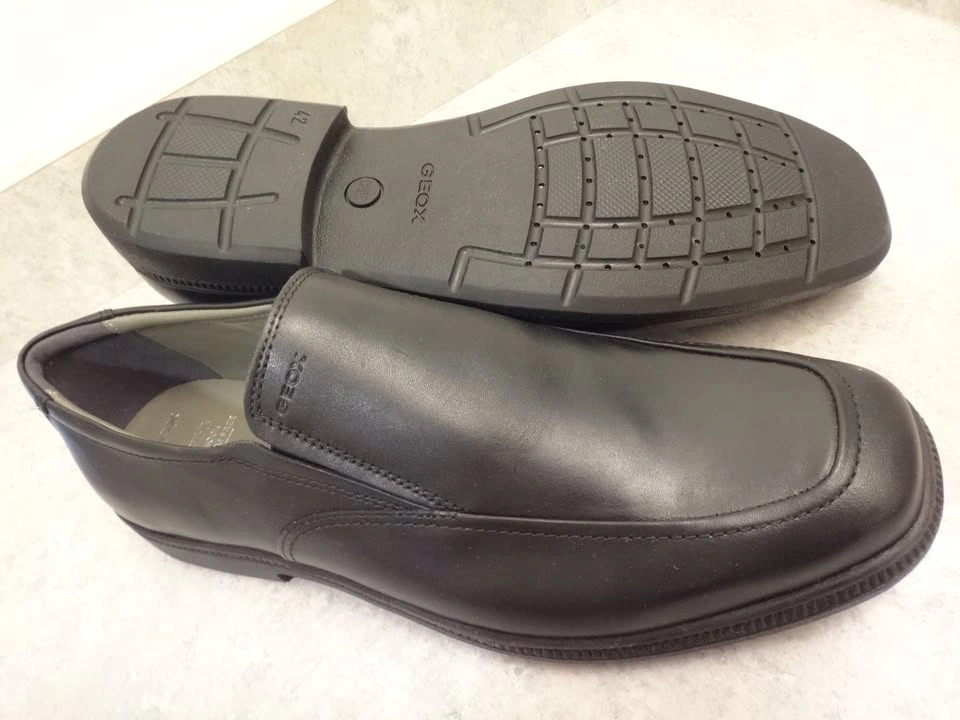 ✅🆕GEOX RESPIRA Men's Size 9 Slip On Leather Dress Shoes NEW - photo 3