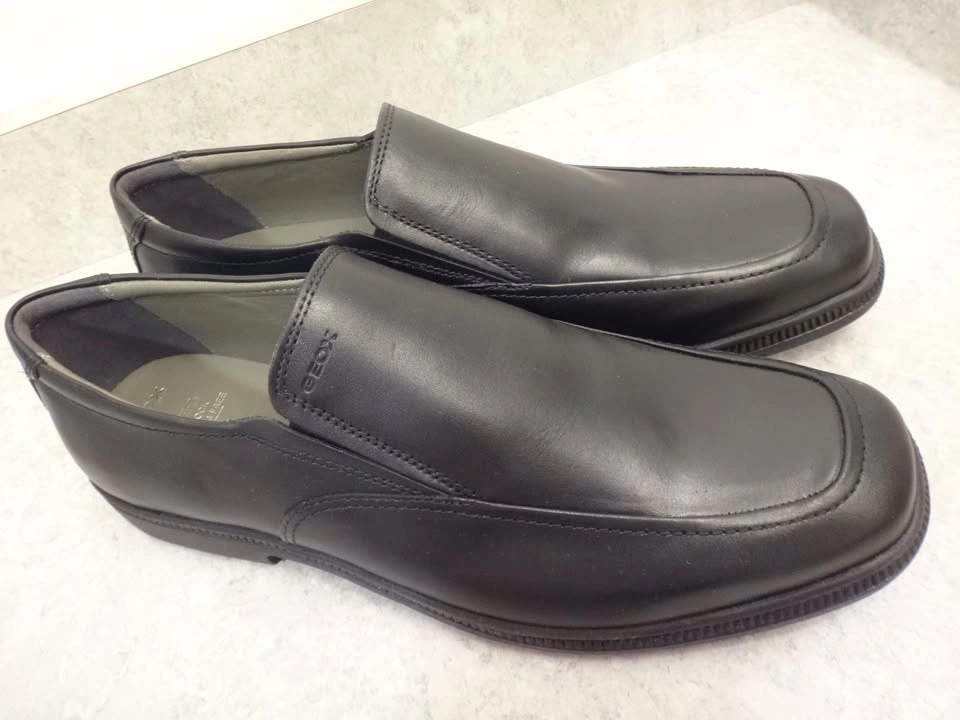 ✅🆕GEOX RESPIRA Men's Size 9 Slip On Leather Dress Shoes NEW - photo 4