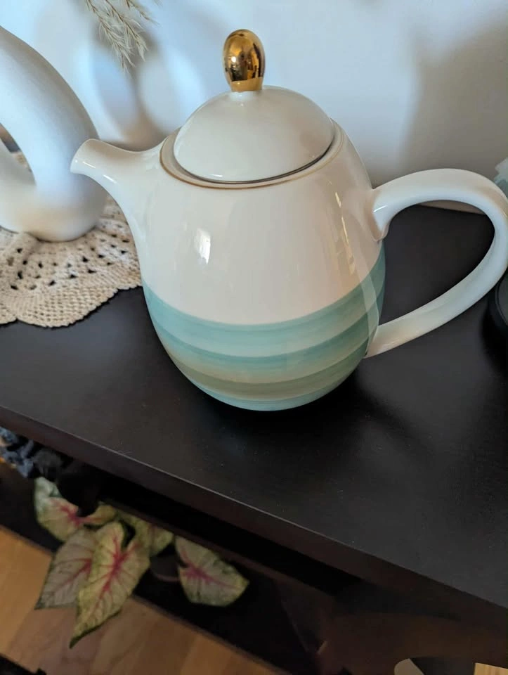 16 PIECE COFFEE/TEA POT SERVING SET BLUE NEVER USED - photo 5