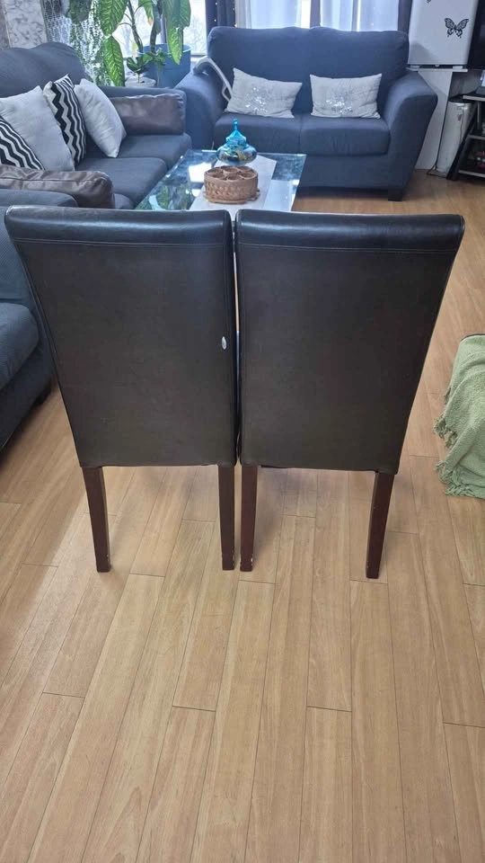 2 Leather Chairs - Modern - photo 2