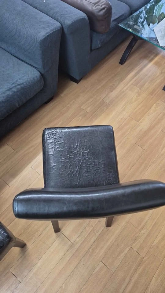 2 Leather Chairs - Modern - photo 4