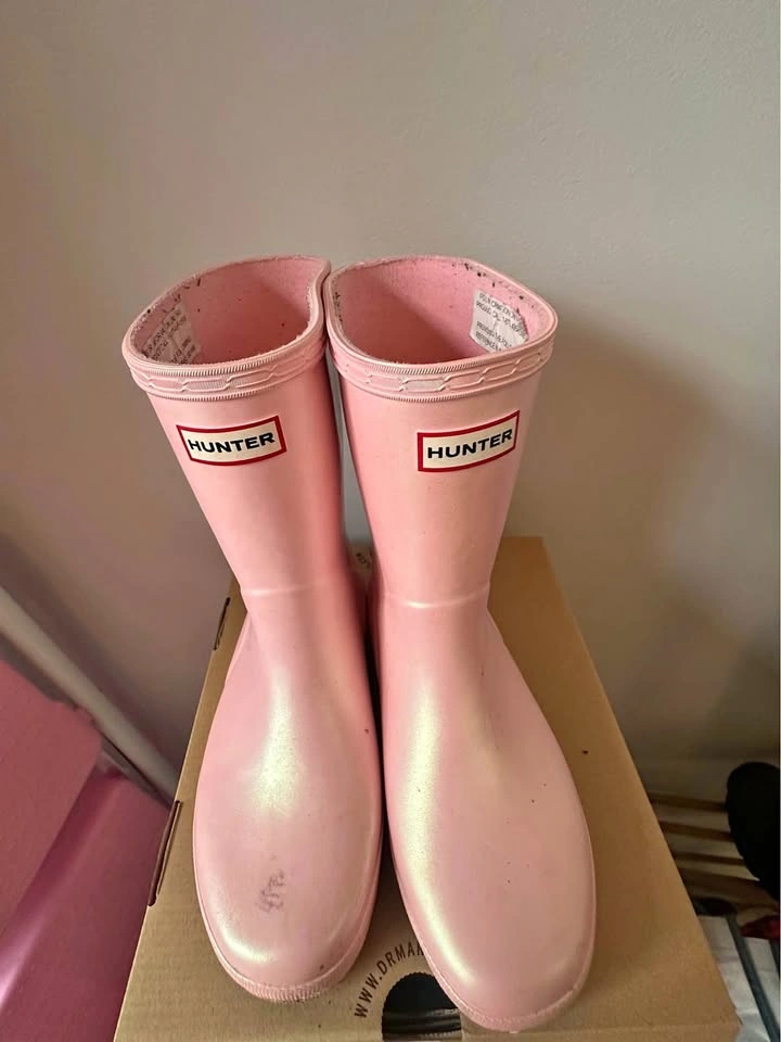 Hunter Rain Boot UK 2 - Little kids original first classic boot