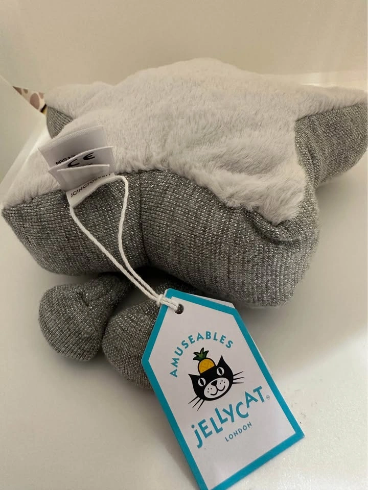 Jellycat Amuseables Silver Star Plush - Retired & Rare - photo 5