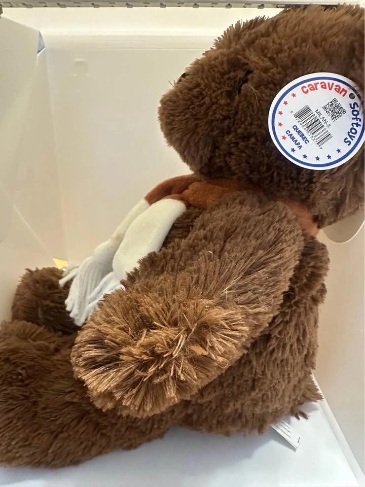 Brown bear with scarf - photo 3