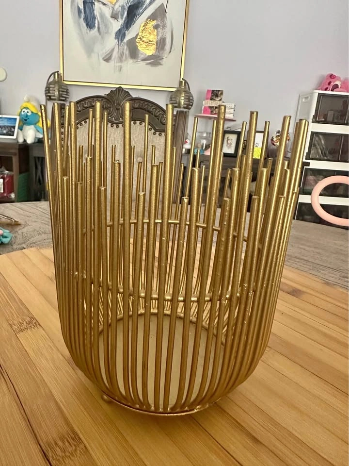 Gold Candle Stand