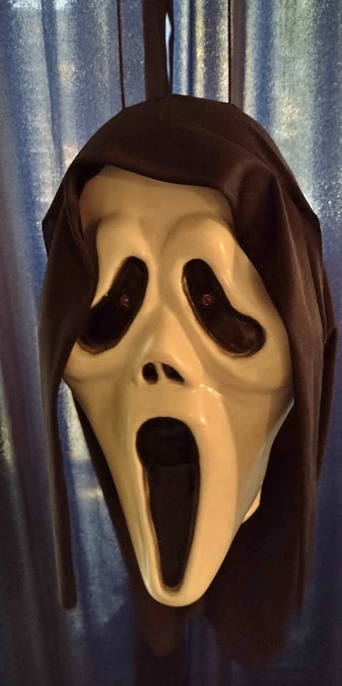 Hanging Ghostface Blow Mold Decoration Eye Flicker