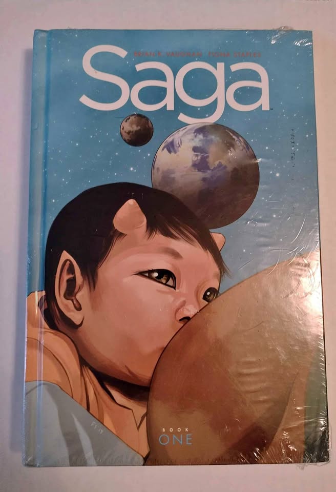 Saga Book One Deluxe HC Brian K Vaughan SEALED