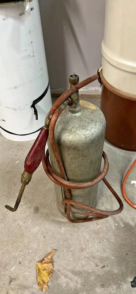 Vintage Acetylene Torch Kit with Tank