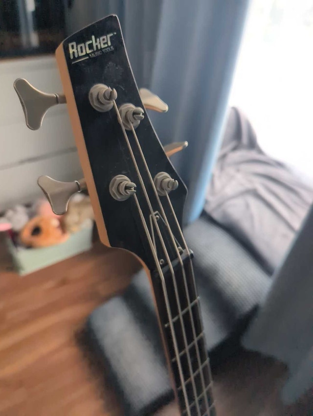 BASS GUITAR - Silver - photo 2