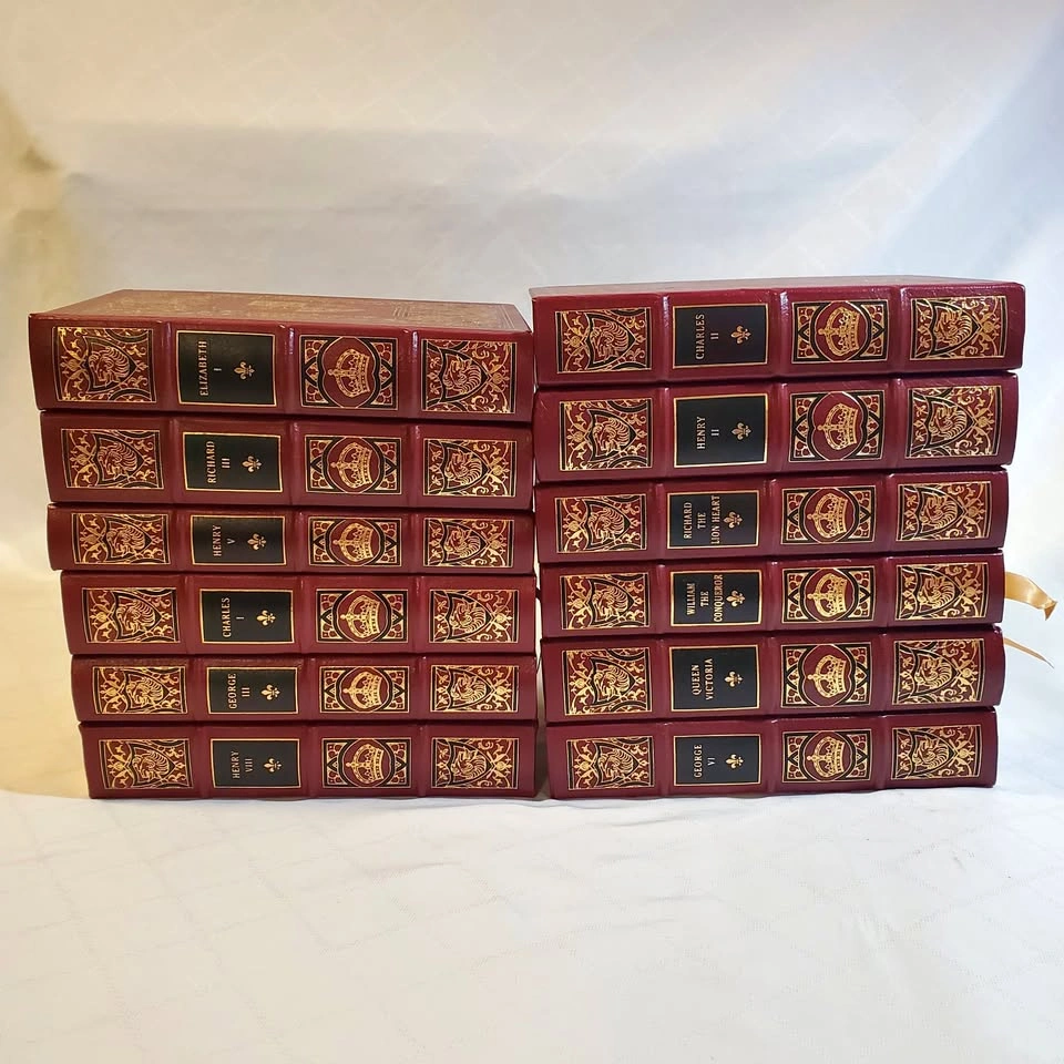 Easton Press Queens and Kings of England Complete Set