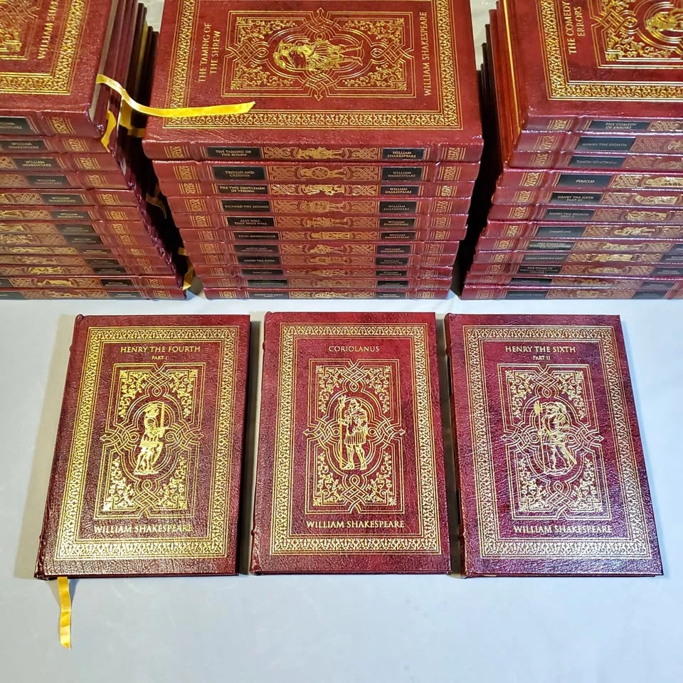 Easton Press Shakespeare Complete Works 39 Vol Set