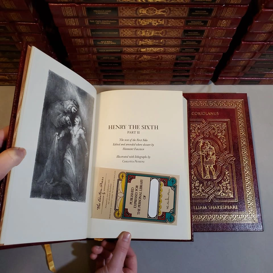 Easton Press Shakespeare Complete Works 39 Vol Set - photo 4