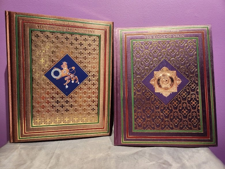 Treasures of the World Series Gold Gilded Decorative Books - photo 2